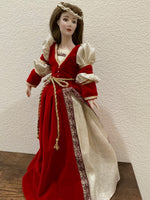 Franklin Heirloom Collection Romeo & Juliet Hand-Painted Porcelain Dolls