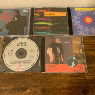 Jazz CDs Lot (5): John Coltrane, Earl Klug, Najee, Spyro Gyra