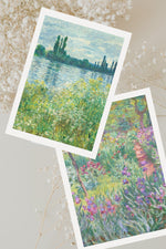 Claude Monet's Fine Arts Notecards ( 10 Pack)