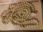 Lady Remington LR Signed Stardom Faux Pearl 24" Necklace