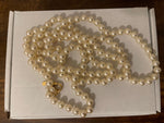 Lady Remington LR Signed Stardom Faux Pearl 24" Necklace