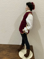 Franklin Heirloom Collection Romeo & Juliet Hand-Painted Porcelain Dolls