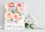 Pink Floral - Faith Sympathy Value Card