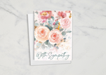 Pink Floral - Faith Sympathy Value Card