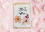 Pink Petal Everyday Wishes Handmade Greeting Card