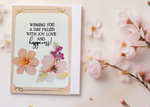 Pink Petal Everyday Wishes Handmade Greeting Card