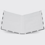 Pinnacle Grey Chevron Photo Album Holds 60 Pages/8 x 10 inch pages