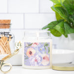 Lavender Bouquet Candle Apothecary Jar (9oz)