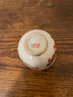 Vintage Chinese Red Dragon Porcelain Tea or Sake Cup