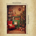 36-Sheet Vintage Christmas Scrapbook Paper Set