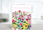 You're A Blessing Thank You Card