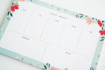 Minty Green Floral Weekly