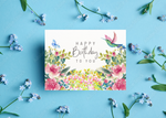 Bluebird Bliss Birthday Card