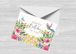 Bluebird Bliss Birthday Card