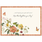 Butterflies and Flowers - Get Well Card