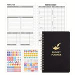 Spiral Budget Planner - Undated  With Savings & Expense Tracker and Stickers
