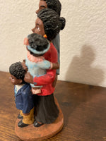 Vintage Young’s African American Family Going to Church Figurine