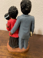 Vintage Young’s African American Family Going to Church Figurine