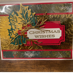 5-Pack, Assorted Handmade Christmas Cards W/Envelopes