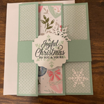 5-Pack, Assorted Handmade Christmas Cards W/Envelopes