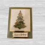5-Pack, Assorted Handmade Christmas Cards W/Envelopes