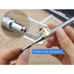 2 PC- Mechanical Pencil Set 0.5, 0.7, 0.9, 1.3mm Automatic Pencil