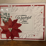 5-Pack, Assorted Handmade Christmas Cards W/Envelopes