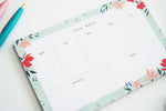 Minty Green Floral Weekly