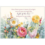 Garden Fullness Get Well Inspirational Card