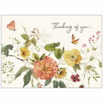 Butterflies and Flowers - Get Well Card