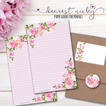 Roses Letter Writing Set