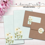 Daisies & Bee Letter Writing Set