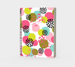 Abstract Pink Colorburst Notebook (Without Cover)