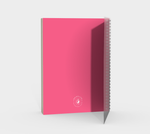 Abstract Pink Colorburst Notebook (With Cover)