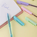 Cute Ballpoint Pen Macaroon Color Blue Ink 0.7 Mm Smooth Writing Tools School Ball Point Pen
