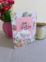Everlasting Affection: Handmade Rose Birthday Card